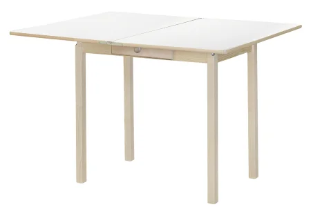 Кухонный стол раскладной ПН деревянный бежевый/цемент светлый фото 6