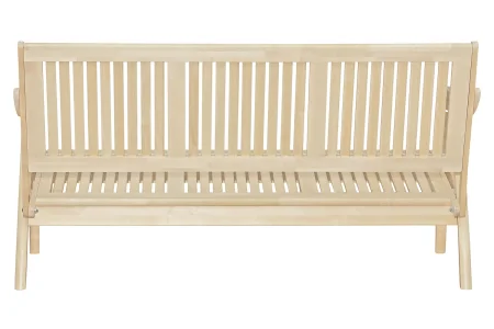 Прямой диван скамья массив решетка бежевый фото 9