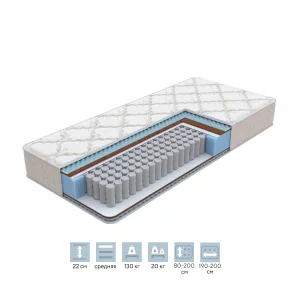 Ортопедический поролоновый матрас Орматек 140х200 Люкс EVS