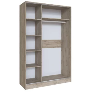 купить шкаф-купе стиль-2 1400 дуб крафт серый/камень серый в Санкт-Петербурге