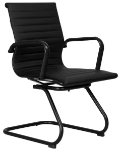 купить офисное кресло для посетителей dobrin cody black, чёрный в Санкт-Петербурге