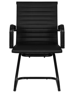 Офисное кресло для посетителей DOBRIN CODY BLACK, чёрный фото 6