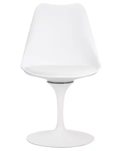 Стул обеденный DOBRIN TULIP, белое основание, цвет белый (W-02) фото 6