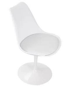 Стул обеденный DOBRIN TULIP, белое основание, цвет белый (W-02) фото 7
