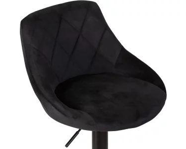 Стул барный DOBRIN LOGAN BLACK, черный велюр (MJ9-101) фото 7