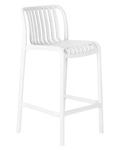 Стул полубарный DOBRIN CHLOE, белый фото 12