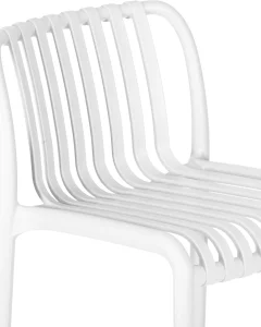 Стул полубарный DOBRIN CHLOE, белый фото 18