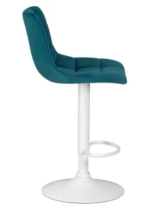 Стул барный DOBRIN TAILOR WHITE, морской волны велюр (MJ9-99) Санкт-Петербург