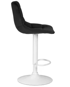 Стул барный DOBRIN TAILOR WHITE, черный велюр (MJ9-101) Санкт-Петербург