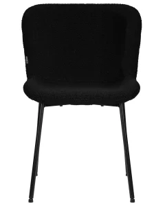 Стул обеденный DOBRIN MILO, черные ножки, черный букле (UF992-12) фото 6