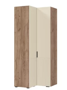 Угловой шкаф 2-х створчатый Соната ШК 05 в прихожую Моно керамика
