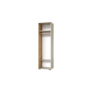 купить гостиная оскар-18 шкаф платяной (2100х600х470) кашемир/дуб крафт золотой в Санкт-Петербурге