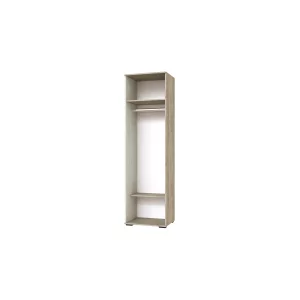 купить гостиная оскар-18 шкаф платяной (2100х600х470) дуб крафт серый/дуб крафт белый в Санкт-Петербурге