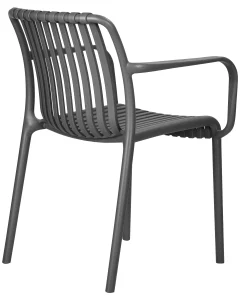 Набор 3 шт Стул обеденный DOBRIN WALTER, темно-серый (GR-04) фото