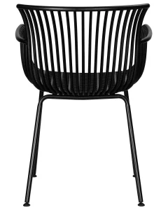 Набор 4 шт Стул обеденный DOBRIN ROSS, черный (B-03) без подушки фото 6