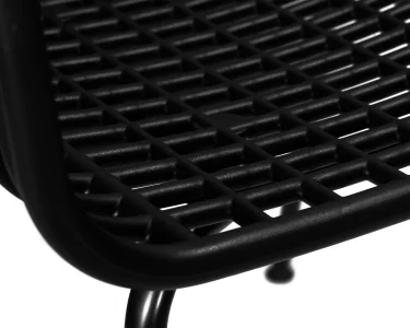 Набор 4 шт Стул обеденный DOBRIN ROSS, черный (B-03) без подушки фото 10