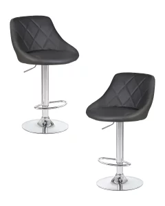 Набор 2 шт Стул барный DOBRIN LOGAN, серый
