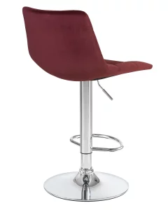 Набор 2 шт Стул барный DOBRIN TAILOR, винный велюр (MJ9-35) фото