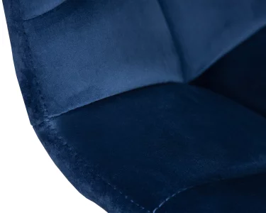 Набор 2 шт Стул барный DOBRIN TAILOR WHITE, синий велюр (MJ9-117) фото 9