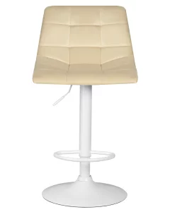 Набор 2 шт Стул барный DOBRIN TAILOR WHITE, бежевый велюр (MJ9-10) фото 7