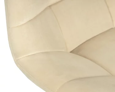 Набор 2 шт Стул барный DOBRIN TAILOR WHITE, бежевый велюр (MJ9-10) фото 10