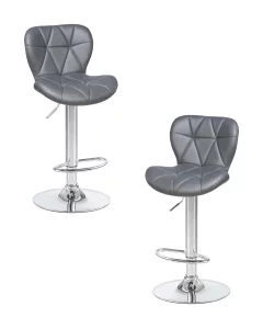 Набор 2 шт Стул барный DOBRIN BARNY, серый