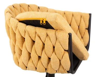 Набор 2 шт Стул барный DOBRIN LEON, жёлтая ткань (LAR 275-8) фото 8