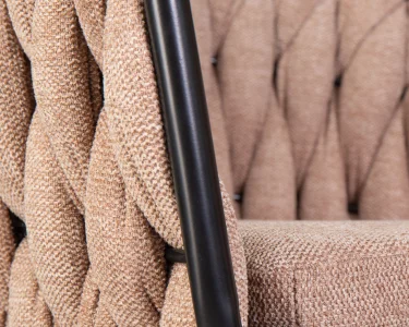 Набор 2 шт Стул барный DOBRIN LEON, коричневая ткань (LAR 275-3) фото 9