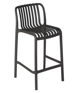 Набор 4 шт Стул полубарный DOBRIN CHLOE, темно-серый фото 8