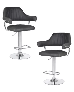 Набор 2 шт Стул барный DOBRIN CHARLY, серый