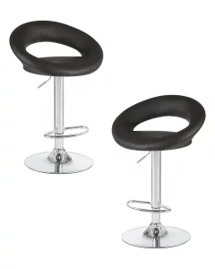 Набор 2 шт Стул барный DOBRIN MIRA, чёрный