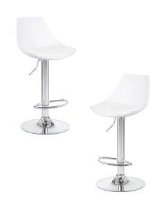 Набор 2 шт Стул барный DOBRIN ROCKY, белый