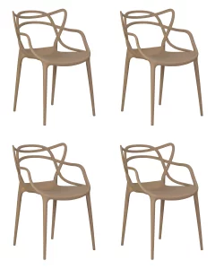 Набор 4 шт Стул обеденный DOBRIN MASTERS, бежевый (GR-03) фото 10