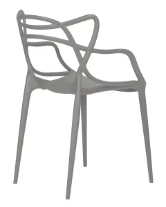 Набор 4 шт Стул обеденный DOBRIN MASTERS, светло-серый (GR-01) фото