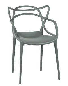 Набор 4 шт Стул обеденный DOBRIN MASTERS, тёмно-серый (GR-04)