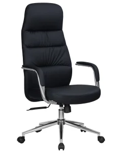 Офисное кресло для руководителей DOBRIN NERO, черный (RXT051-21)