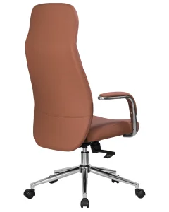 Офисное кресло для руководителей DOBRIN NERO, кирпичный (RXT051-13) фото