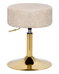 Пуф DOBRIN DANNY GOLD, бежевый твид (LEO26)