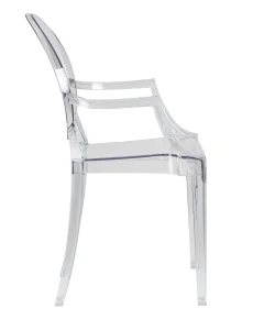 Набор 4 шт Стул обеденный DOBRIN LOUIS GHOST, цвет прозрачный фото